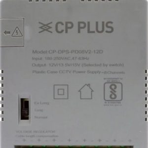 CP PLUS 8-Channel CCTV Power Supply SMPS | 12V 5A
